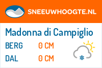 Sneeuwhoogte Madonna di Campiglio